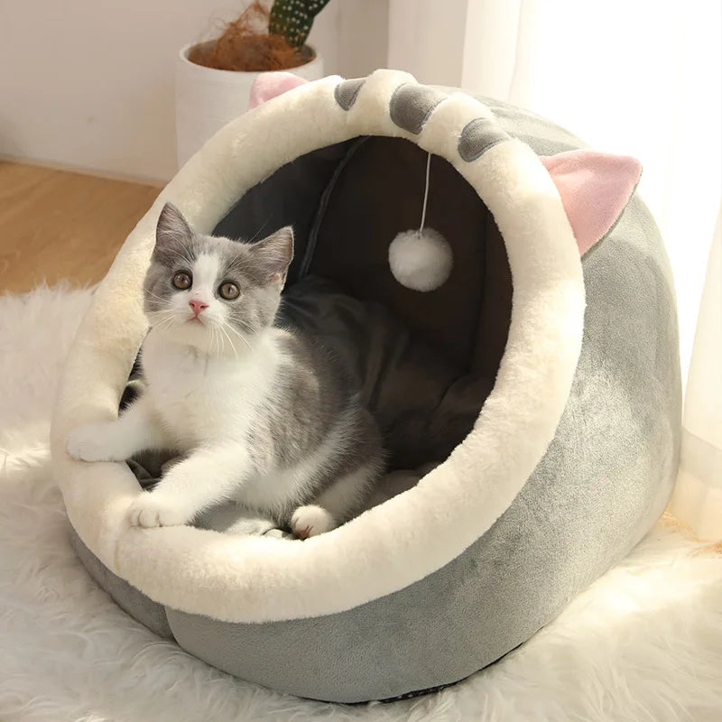 CloudSoft™ Shell Comfort Bed – Ultra-Plush Calming Pet Nest