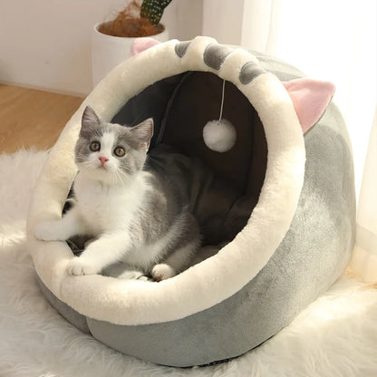 CloudSoft™ Shell Comfort Bed – Ultra-Plush Calming Pet Nest