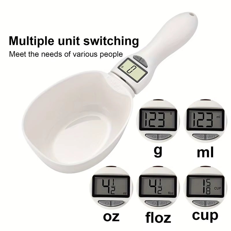 Digital Pet Food Measuring Scale Scoop