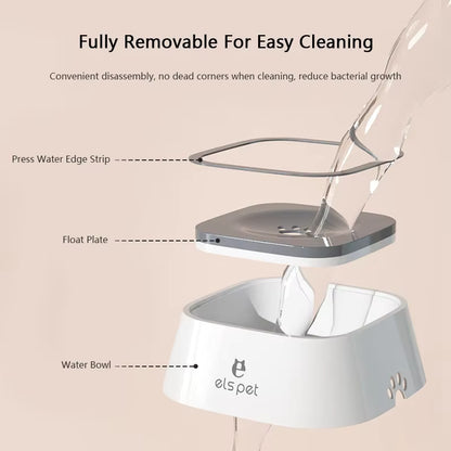 ThePetzStore™ Anti-Splash Floating Water Bowl