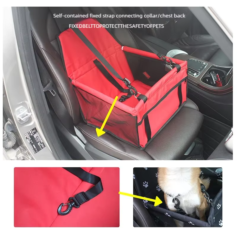 ThePetzStore™ Waterproof Dog Car Travel Seat & Protection Basket