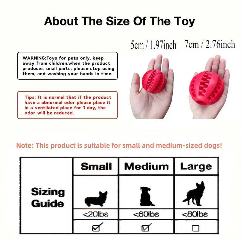 Dental-Treat Interactive Tooth-Cleaning Ball