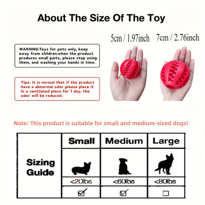 Dental-Treat Interactive Tooth-Cleaning Ball