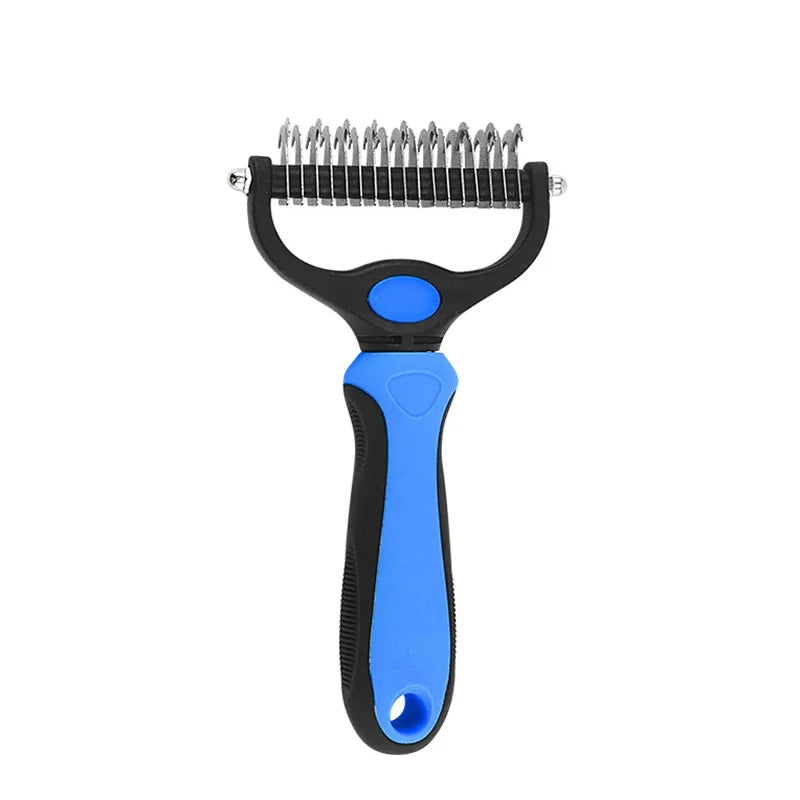 ThePetzStore™ Professional Dual-Sided Undercoat Rake