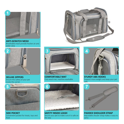 ThePetzStore™ Expandable Pet Travel Backpack
