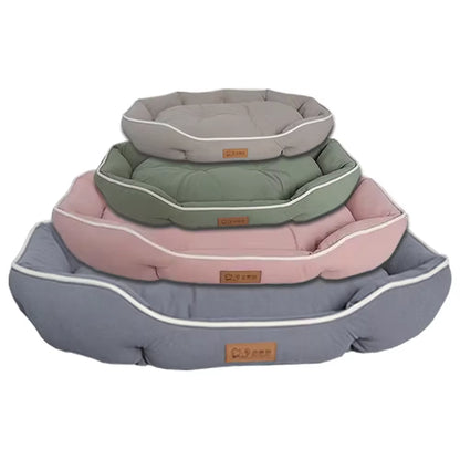 ThePetzStore™ Soft Faux Suede Calming Pet Bed
