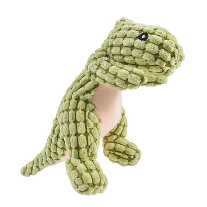 ThePetzStore™ Dinosaur Squeak-Mate – Durable Textured Plush Toy